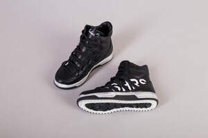 Ботинки на мальчика кожаные черные демисезонные