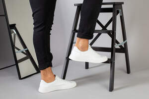 Кеды мужские кожаные белые на белой подошве Кеды мужские кожаные белые на белой подошве