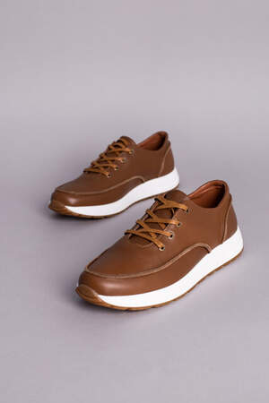 Кеды мужские кожаные рыжего цвета Кеды мужские кожаные рыжего цвета