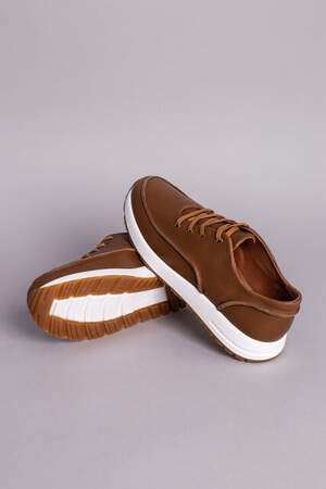 Кеды мужские кожаные рыжего цвета Кеды мужские кожаные рыжего цвета