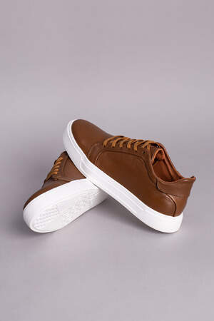 Кеды мужские кожаные рыжие на белой подошве Кеды мужские кожаные рыжие на белой подошве