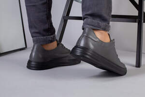 Кеды мужские кожаные серые Кеды мужские кожаные серые