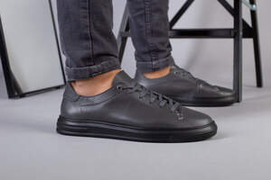 Кеды мужские кожаные серые Кеды мужские кожаные серые