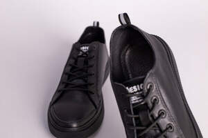 Кеды мужские кожаные черного цвета Кеды мужские кожаные черного цвета