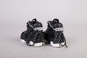 Кроссовки на мальчика кожаные черные на байке Кроссовки на мальчика кожаные черные на байке