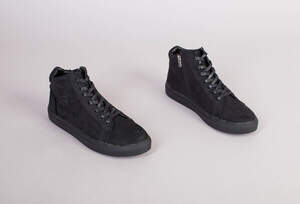 Мужские черные зимние ботинки из нубука, на шнурках с замком, 40 Мужские черные зимние ботинки из нубука, на шнурках с замком, 40