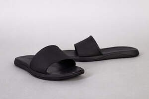 Шлепанцы мужские кожаные черные Шлепанцы мужские кожаные черные