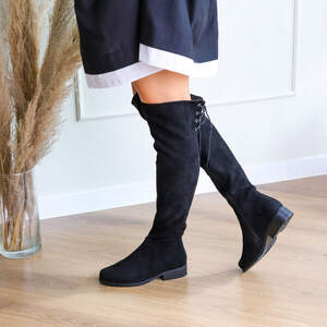 Ботфорты женские Fashion Carrie 3286 37 размер 24 см Черный Ботфорты женские Fashion Carrie 3286 37 размер 24 см Черный