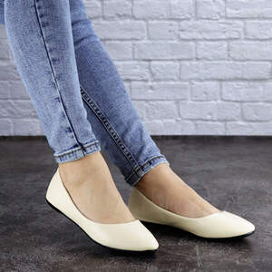 Женские балетки Fashion Deer 1969 38 размер 24,5 см Бежевый Женские балетки Fashion Deer 1969 38 размер 24,5 см Бежевый