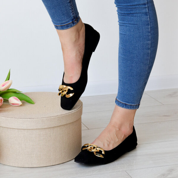 Женские балетки Fashion Goddess 3144 36 размер 23,5 см Черный Женские балетки Fashion Goddess 3144 36 размер 23,5 см Черный