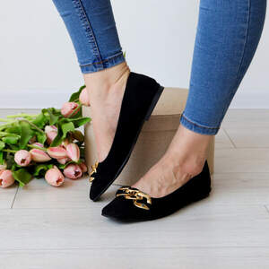 Женские балетки Fashion Goddess 3144 36 размер 23,5 см Черный Женские балетки Fashion Goddess 3144 36 размер 23,5 см Черный