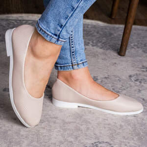 Женские балетки Fashion Nux 1863 38 размер 24,5 см Бежевый Женские балетки Fashion Nux 1863 38 размер 24,5 см Бежевый