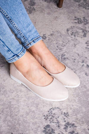 Женские балетки Fashion Nux 1863 38 размер 24,5 см Бежевый Женские балетки Fashion Nux 1863 38 размер 24,5 см Бежевый