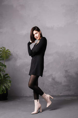 Ботильоны женские Fashion Arabella 3391 35 размер 23 см Бежевый