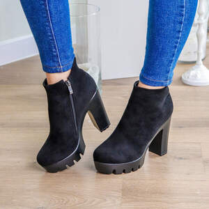 Ботильоны женские Fashion Athos 3272 38 размер 24,5 см Черный