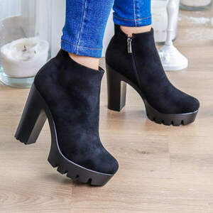 Ботильоны женские Fashion Athos 3272 38 размер 24,5 см Черный