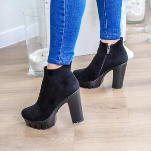 Ботильоны женские Fashion Athos 3272 38 размер 24,5 см Черный