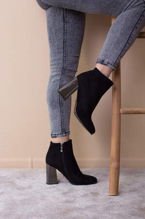 Ботильоны женские Fashion Caruso 2553 35 размер 23 см Черный