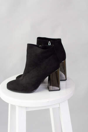 Ботильоны женские Fashion Caruso 2553 35 размер 23 см Черный