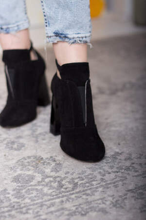 Ботильоны женские Fashion Catu 2645 37 размер 24 см Черный Ботильоны женские Fashion Catu 2645 37 размер 24 см Черный