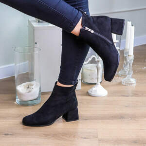 Ботильоны женские Fashion Crow 3243 35 размер 23 см Черный