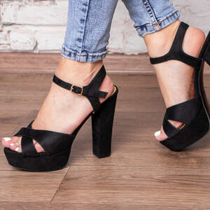 Женские босоножки Fashion Brava 3091 38 размер 24 см Черный