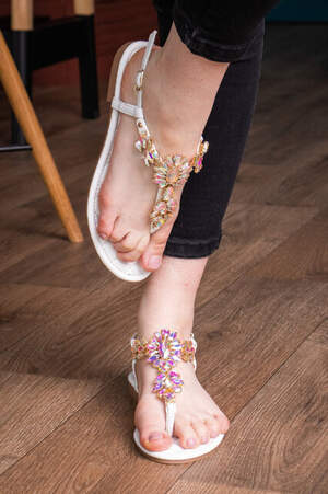 Женские босоножки Fashion Cliff 3045 36 размер 23 см Белый Женские босоножки Fashion Cliff 3045 36 размер 23 см Белый