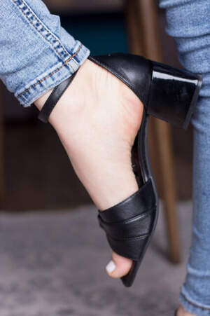 Женские босоножки Fashion Galaxy 2812 36 размер 23,5 см Черный