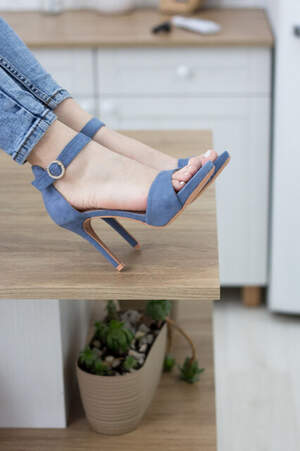 Женские босоножки Fashion Kabuki 2815 37 размер 24 см Голубой Женские босоножки Fashion Kabuki 2815 37 размер 24 см Голубой