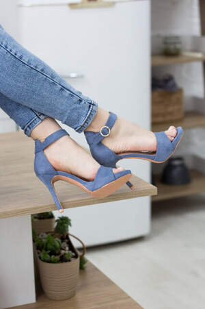 Женские босоножки Fashion Kabuki 2815 37 размер 24 см Голубой Женские босоножки Fashion Kabuki 2815 37 размер 24 см Голубой