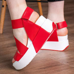 Женские босоножки Fashion Lacey 3031 40 размер 25 см Красный Женские босоножки Fashion Lacey 3031 40 размер 25 см Красный