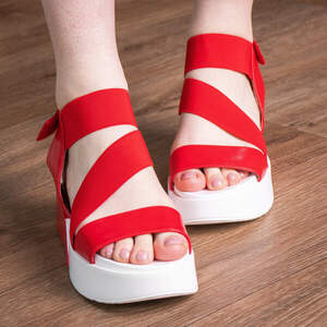 Женские босоножки Fashion Lacey 3031 40 размер 25 см Красный Женские босоножки Fashion Lacey 3031 40 размер 25 см Красный