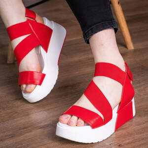 Женские босоножки Fashion Lacey 3031 40 размер 25 см Красный Женские босоножки Fashion Lacey 3031 40 размер 25 см Красный