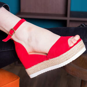 Женские босоножки Fashion Macky 2730 38 размер 24,5 см Красный Женские босоножки Fashion Macky 2730 38 размер 24,5 см Красный