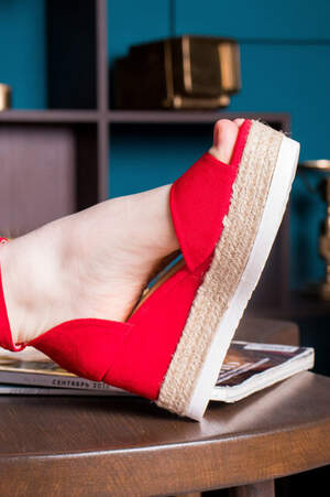 Женские босоножки Fashion Macky 2730 38 размер 24,5 см Красный Женские босоножки Fashion Macky 2730 38 размер 24,5 см Красный