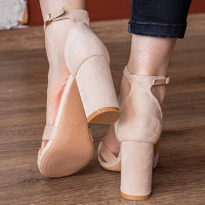 Женские босоножки Fashion Rags 3002 38 размер 24,5 см Бежевый