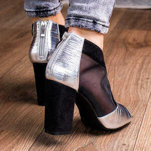 Женские босоножки Fashion Rags 3018 35 размер 23 см Серебристый