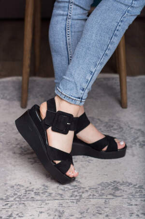 Женские босоножки Fashion Randy 2786 38 размер 24,5 см Черный