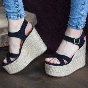 Женские босоножки Fashion Whiskey 2674 38 размер 24,5 см Черный