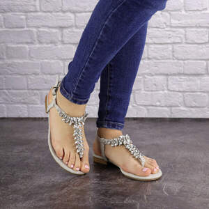 Женские босоножки вьетнамки Fashion Amber 1595 37 размер 24 см Серый Женские босоножки вьетнамки Fashion Amber 1595 37 размер 24 см Серый