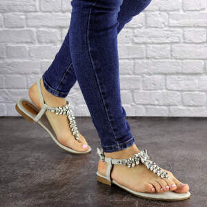 Женские босоножки вьетнамки Fashion Amber 1595 37 размер 24 см Серый Женские босоножки вьетнамки Fashion Amber 1595 37 размер 24 см Серый