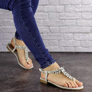 Женские босоножки вьетнамки Fashion Amber 1595 37 размер 24 см Серый Женские босоножки вьетнамки Fashion Amber 1595 37 размер 24 см Серый