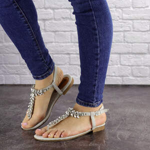 Женские босоножки вьетнамки Fashion Amber 1595 37 размер 24 см Серый Женские босоножки вьетнамки Fashion Amber 1595 37 размер 24 см Серый