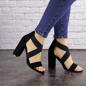Женские босоножки на каблуке Fashion Dusty 1550 40 размер 25,5 см Черный Женские босоножки на каблуке Fashion Dusty 1550 40 размер 25,5 см Черный