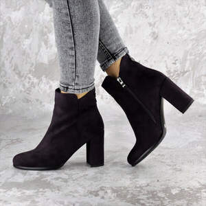 Женские ботильоны на каблуке Fashion Lucky 1428 36 размер 23,5 см Фиолетовый Женские ботильоны на каблуке Fashion Lucky 1428 36 размер 23,5 см Фиолетовый