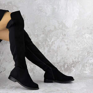 Женские ботфорты Fashion Cliff 1449 37 размер 24 см Черный