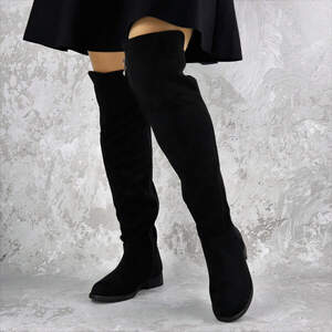 Женские ботфорты Fashion Cliff 1449 37 размер 24 см Черный