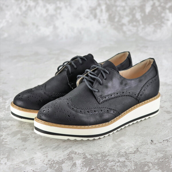 Женские броги Fashion Briti 1037 37 размер 23,5 см Черный Женские броги Fashion Briti 1037 37 размер 23,5 см Черный