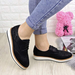 Женские броги Fashion Briti 1037 37 размер 23,5 см Черный Женские броги Fashion Briti 1037 37 размер 23,5 см Черный