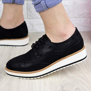 Женские броги Fashion Briti 1037 37 размер 23,5 см Черный Женские броги Fashion Briti 1037 37 размер 23,5 см Черный